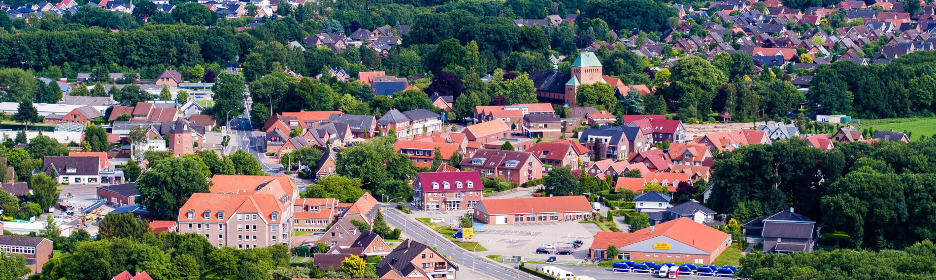 Luftbild vom Ortsteil Wietmarschen