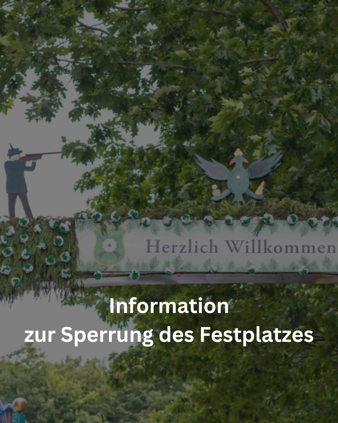 Information zur Sperrung des Festplatzes - 2