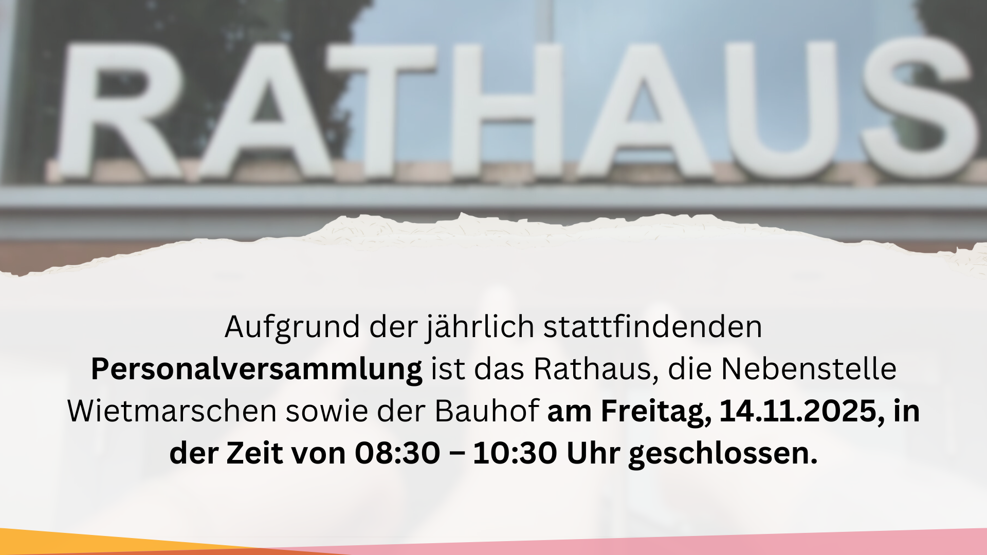 Personalversammlung - 1